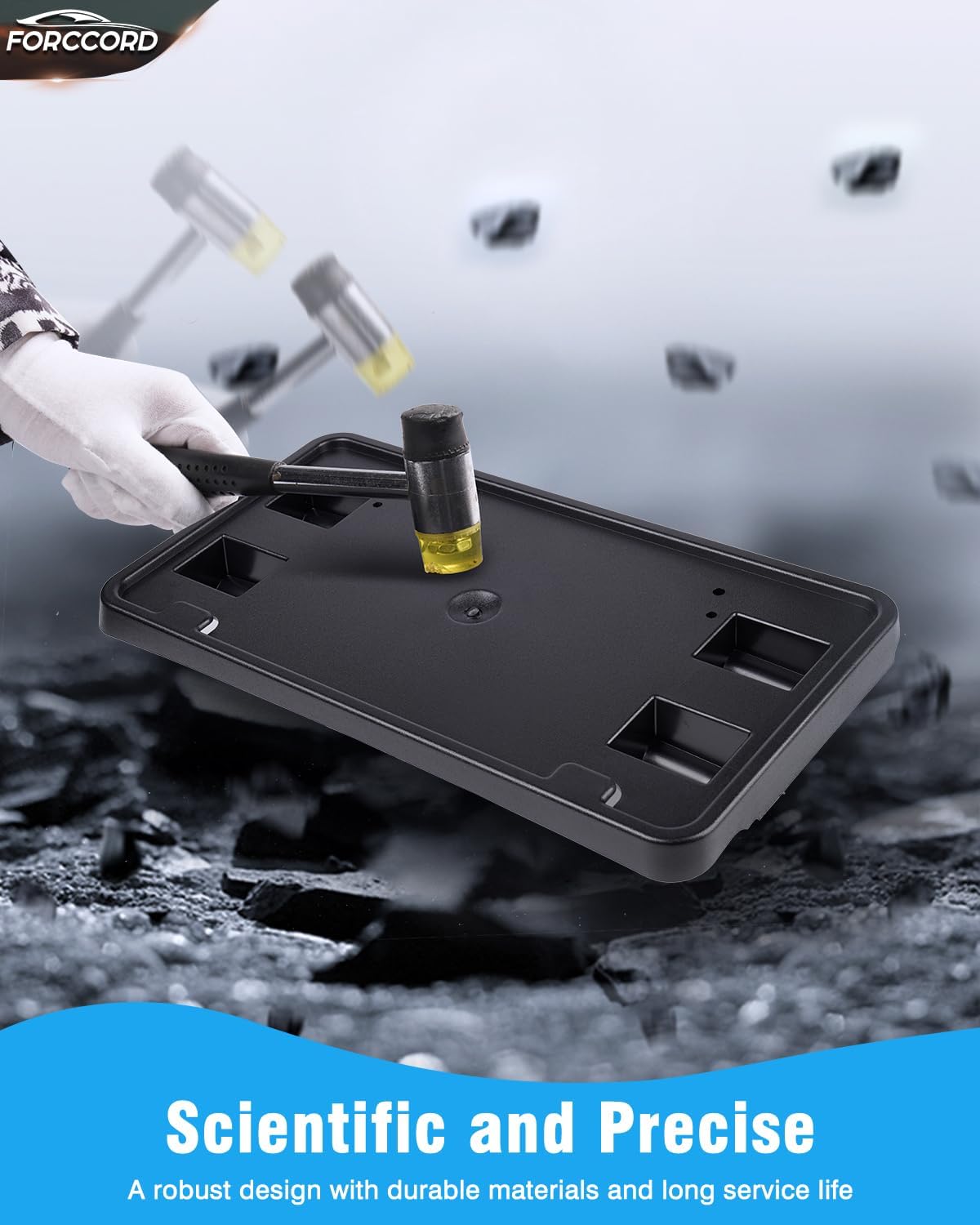 License Plate Frame for Ford F-150 2018 2019 2020,Front License Plate Bracket Holder Mount Replacement FO1068180 JL3Z17A385AA(May not Fully fit Your Model. See Pic 2 for Details)
