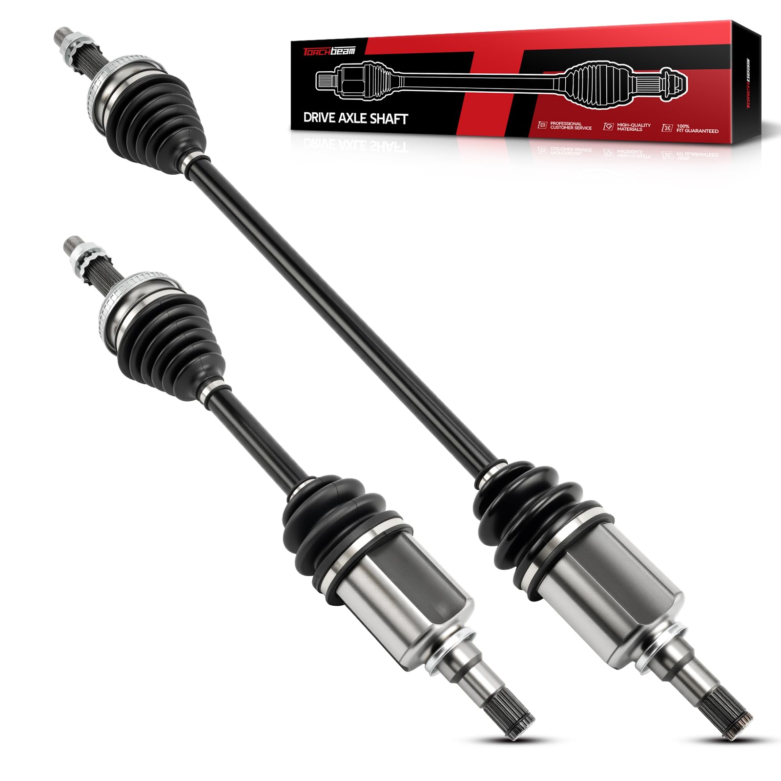 Torchbeam CV Axle Shaft Assembly Compatible with 1993-2002 Toyota Corolla, 1998-2002 Chevrolet Prizm, 1993-1997 Geo Prizm, 1990-1993 Toyota Celica,