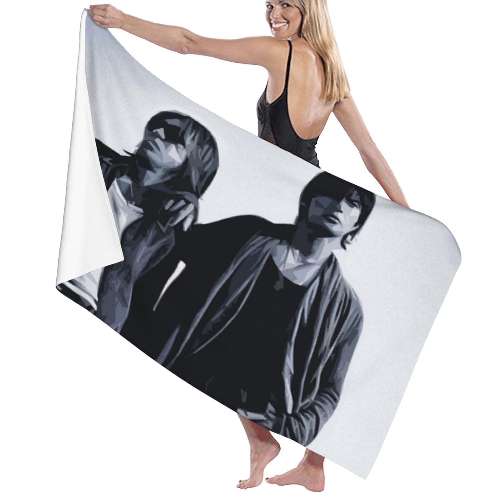 Amazon｜人気 B'Z ロックバンド (1) マイクロファイバー バスタオル