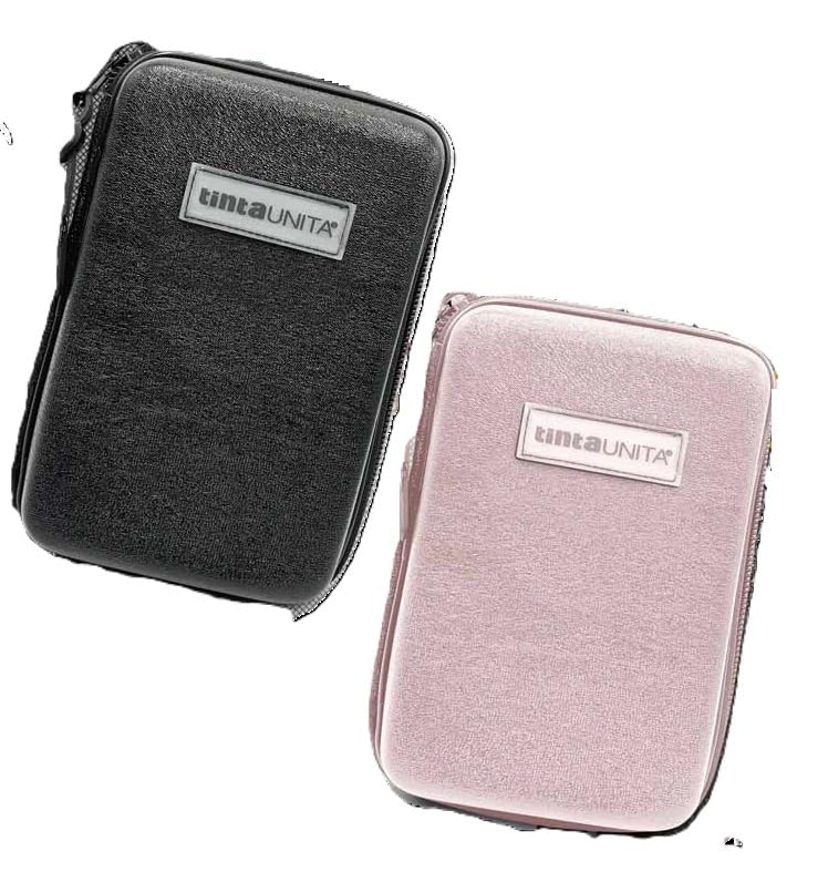 Tinta Unita Astuccio Rigido One Time EVA 21.5×14×7 cm – Completo Scuola Fantasie Young Gloum Brillantini – 2 Penne Cancellabili + Pastelli + Accessori (RosaORO)