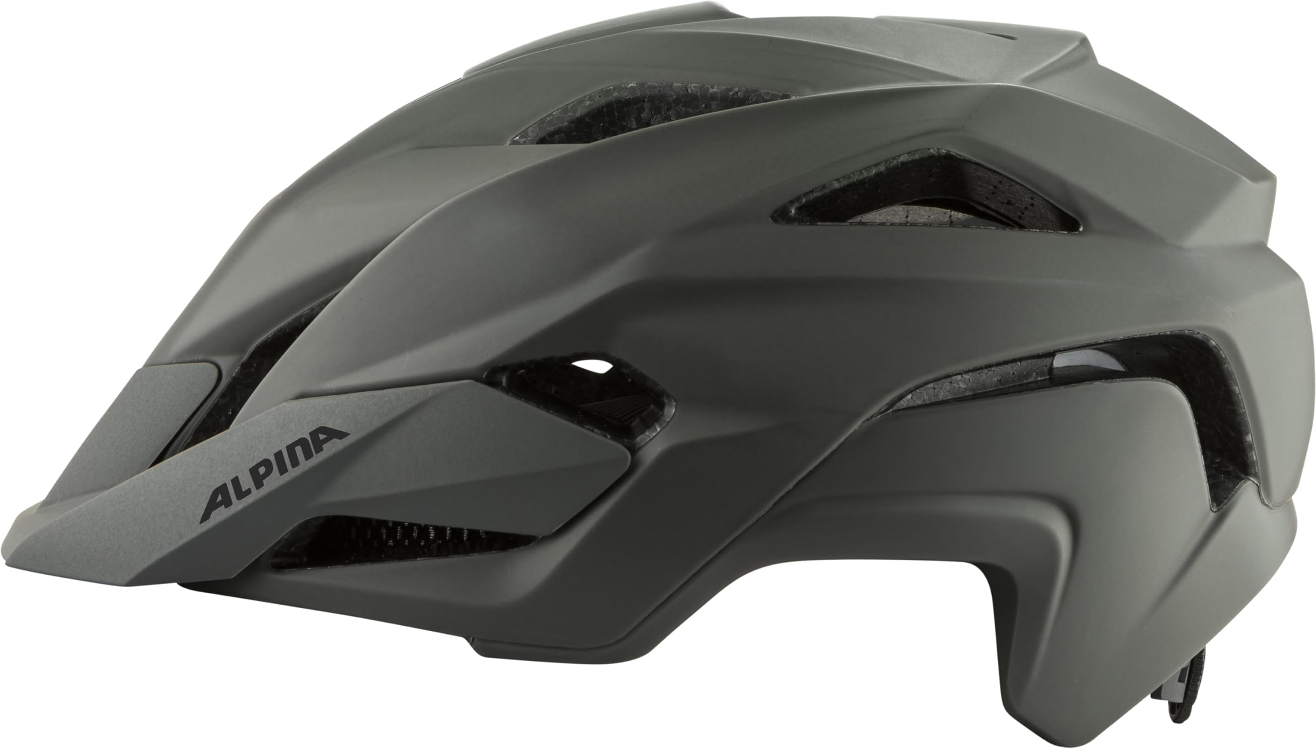 ALPINA KAMLOOP, Coffee-Grey Matt, 55-59 cm, Casque Polyvalent pour All-Mountain et Trail offrant Une Protection et Un Confort optimaux pour Adultes.