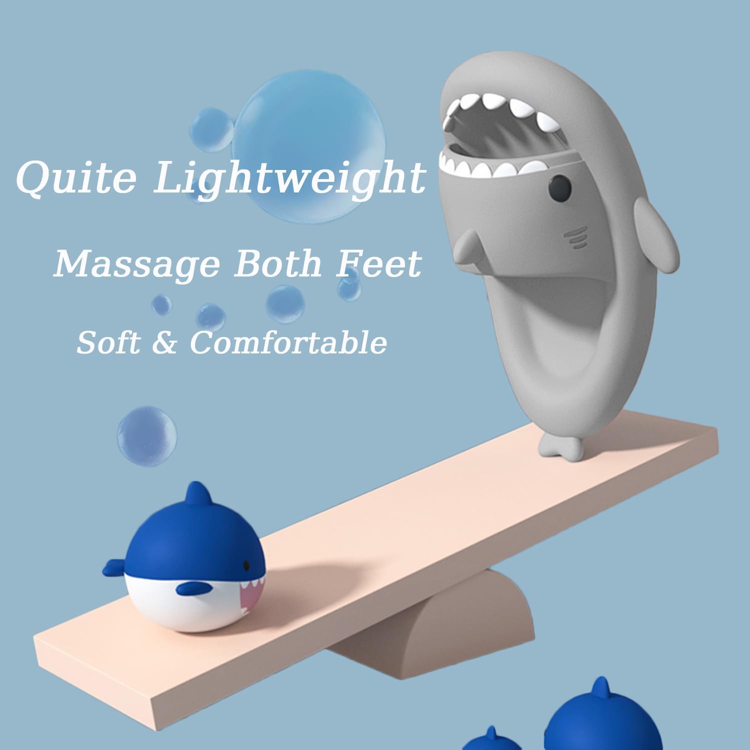 Claquettes Requin Été Femme Homme Chaussons Piscine et Plage Antidérapant Chaussures de Bain Douche Maison