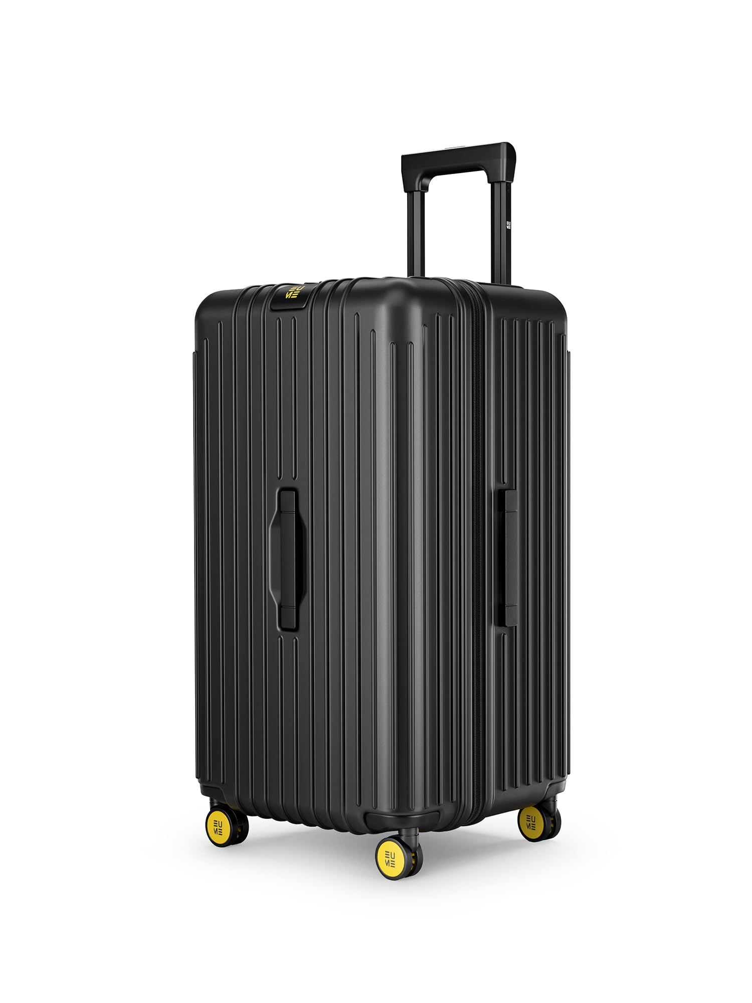 Trunk Check in Trolley Bags for Travel Medium Size | 66cm to 74cm Expandable Trolley Bag | Polycarbonate 8 Silentrun Spinner Wheels Suitcase | Premium Trolley Bags for Travel (Charcoal Black)-image-45