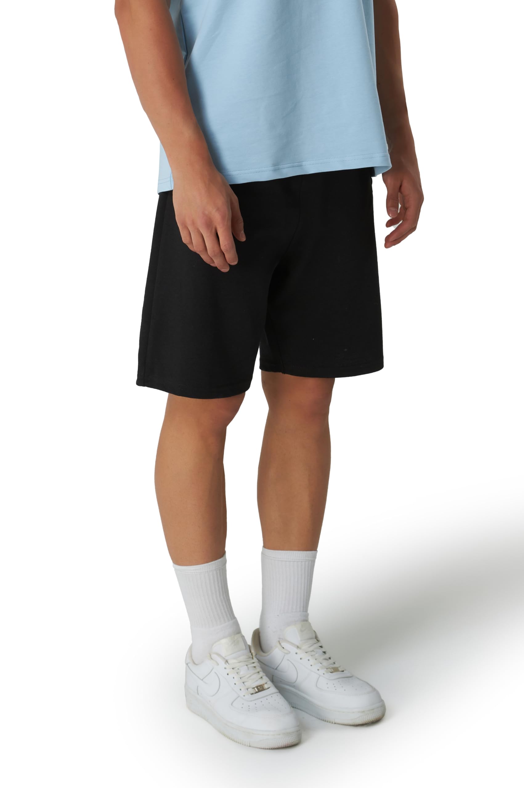 Smith & Solo Pantalones cortos deportivos para hombre, de verano, de algodón, para correr, fitness, entrenamiento, tenis