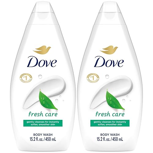Dove Go Fresh - Gel de baño refrescante, pepino y té verde, revitaliza y refresca la piel, elimina eficazmente las bacterias mientras nutre tu piel,