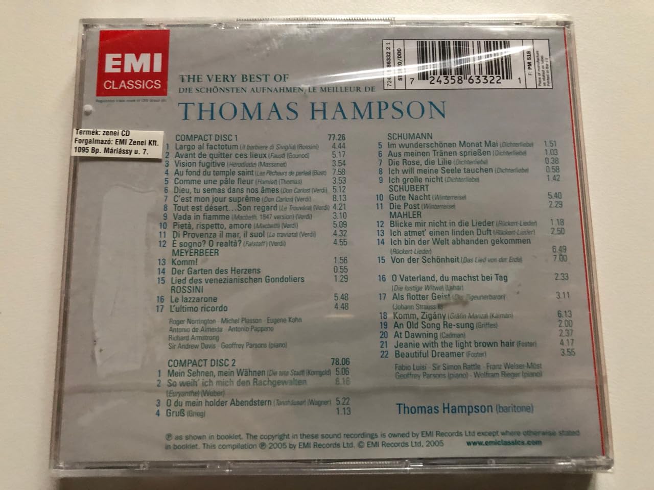 The Very Best of Thomas Hampson