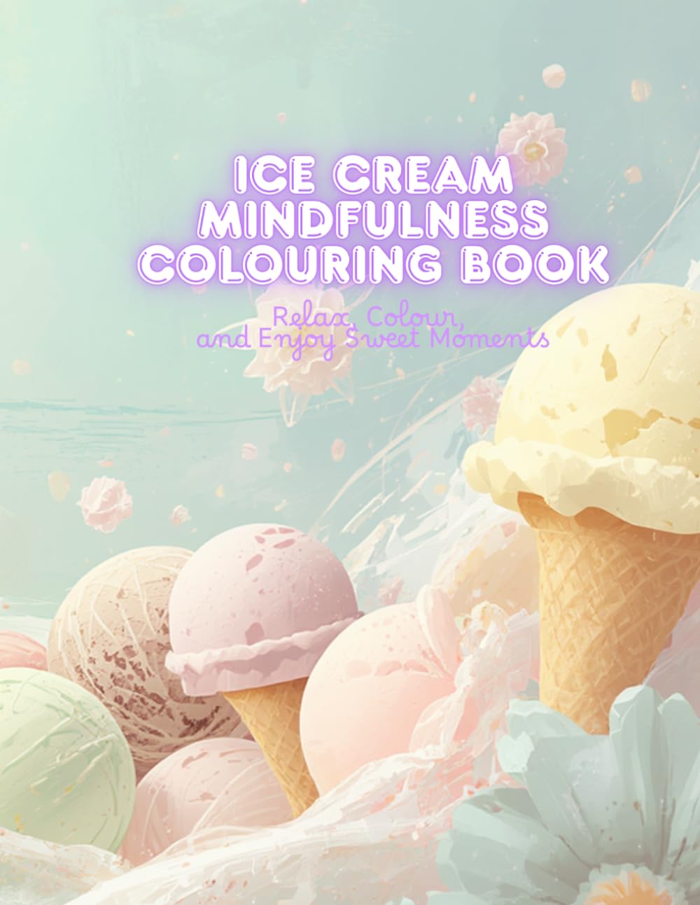 Ice Cream Mindfulness Colouring Book: Relax, Colour, and Enjoy Sweet Moments