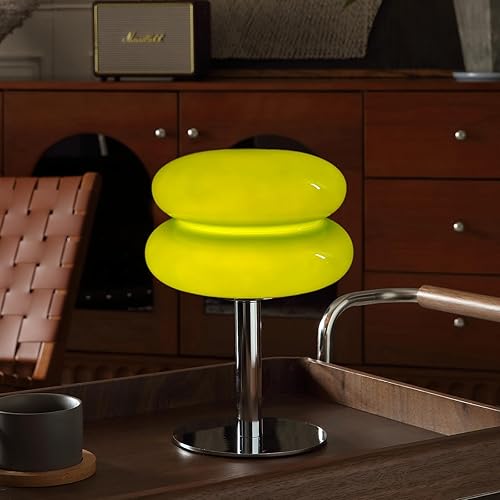 Miniatura 12 de Lámpara de hongo para dormitorio, lámpara moderna de mediados de siglo para mesita de noche, pequeñas lámparas de mesita de noche retro regulables