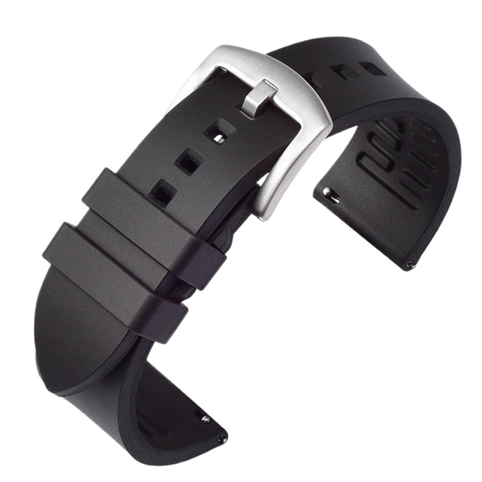 Cinturini for orologi in silicone morbido a sgancio rapido in gomma di ricambio for donne e uomini, 20 mm, 22 mm, 24 mm