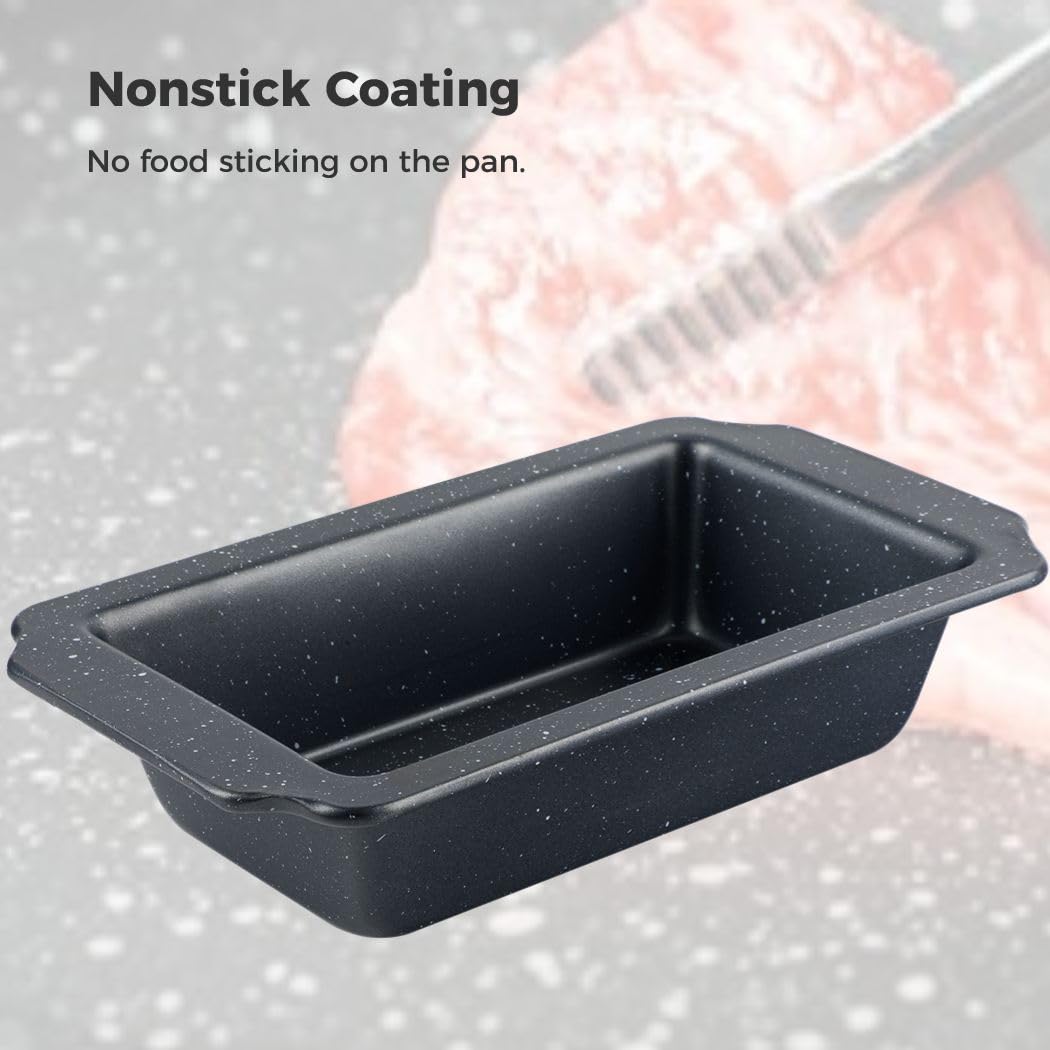 2 moldes de pan de acero al carbono: molde rectangular antiadherente para tostadas