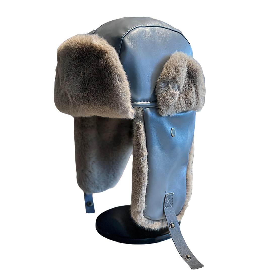 DAISHA Women Men Winter Trapper Hat Ear Flaps Russian Ushanka Trooper Aviator Hunting Hats Eskimo Windproof Ski Snow Cap