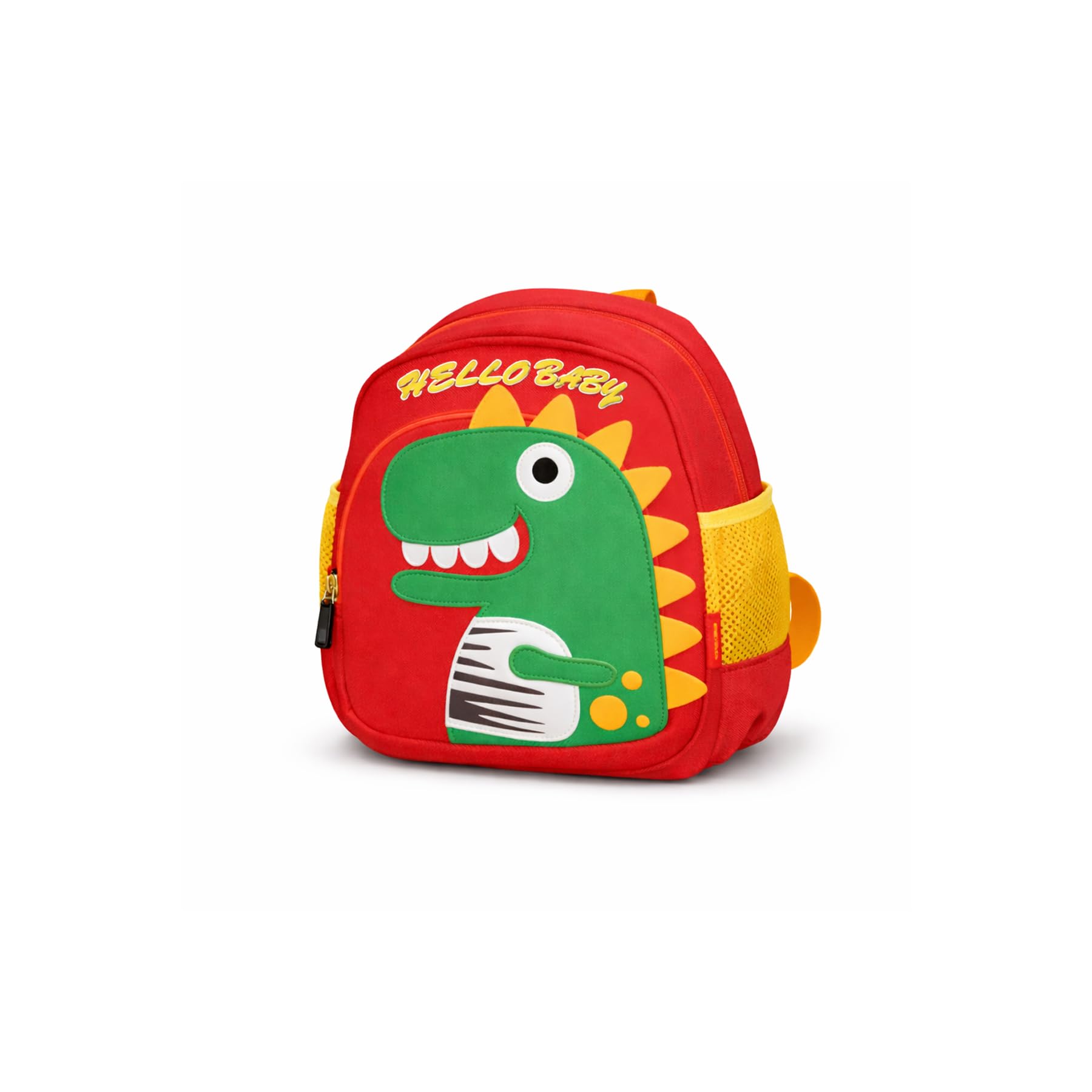 Cute Dinosaur Bag for Pre-Schoolers Kids, Water Resistant Mini Lightweight Backpack for Kids, Small Size Bag for Play School & Nursery Kid's, Picnic Bag, Travel, Red, 1-4 Years (Pack of 1)-image-19