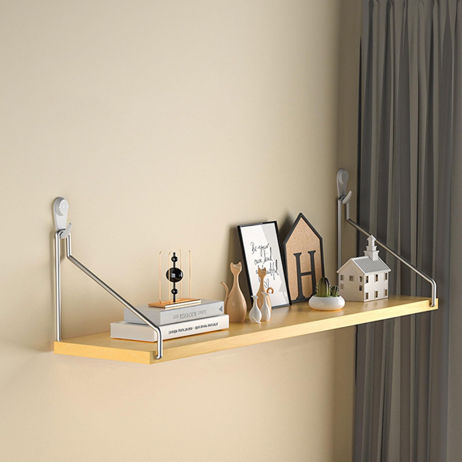Amazon｜壁掛け棚 穴開け無い 壁 収納 おしゃれ 壁に取り付ける棚