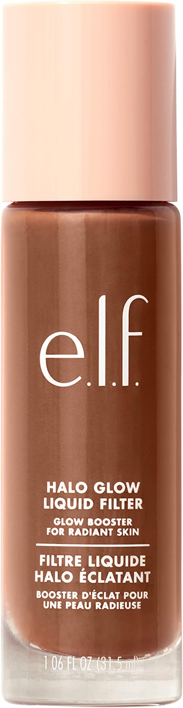 e.l.f. Halo Glow Liquid Filter, Complexion Booster For A Glowing, Soft-Focus Look, Infused With Hyaluronic Acid, Vegan & Cruelty-Free, 8 Rich