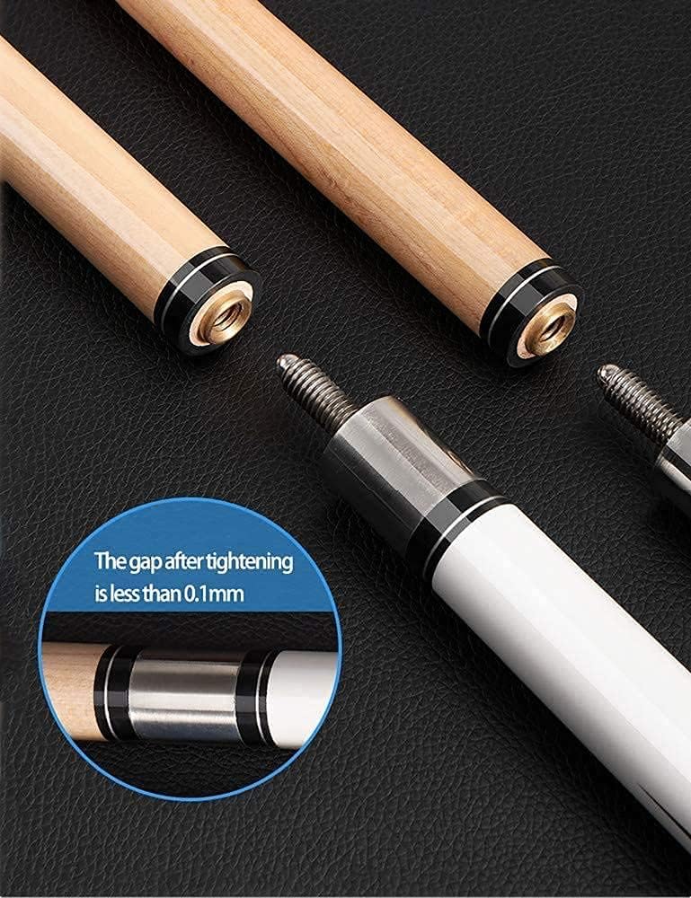 ビリヤードプールキュー 1/2ビリヤードキュー（アクセサリハンドル付き）直径29.5mm 10.5 / 11.5mmチップビリヤード