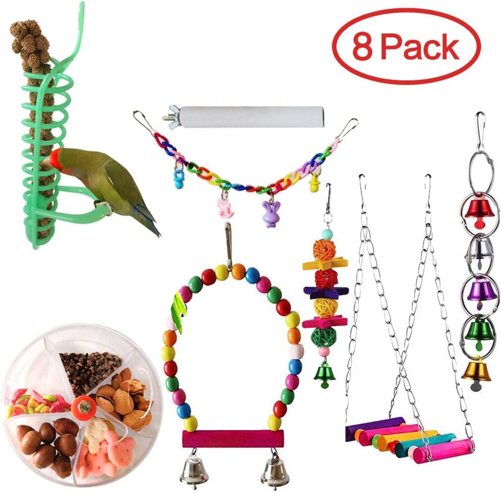 gabbia per pappagallo con cavalletti