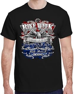 Biker Life Clothing 2025 Bike Week Daytona Beach American Built T-Shirt