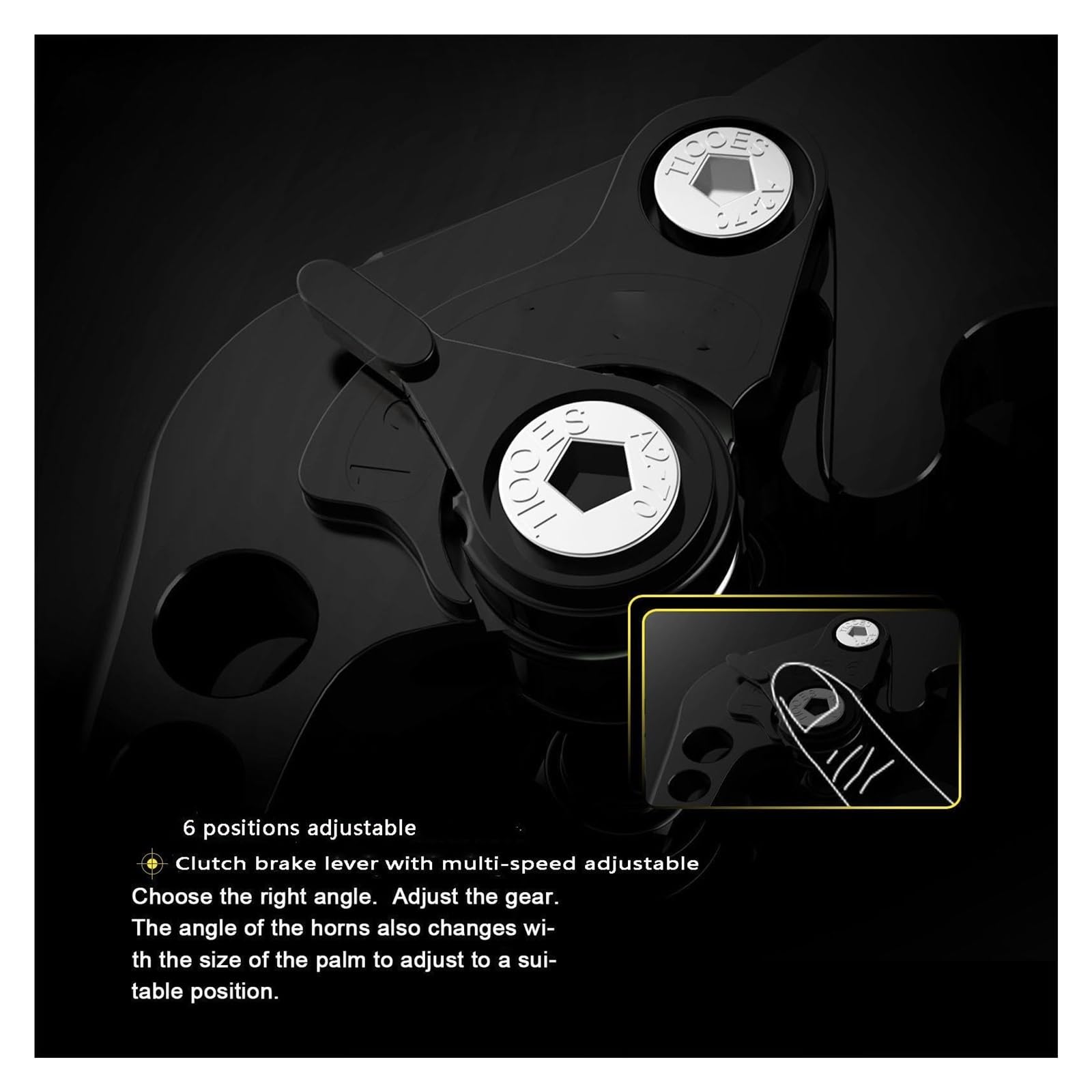 Leve freno e frizione per motociclette Per Husqv@&arna 701 Enduro 2017-2020 Accessori CNC Per Moto Leve Freno Frizione Corte(F)