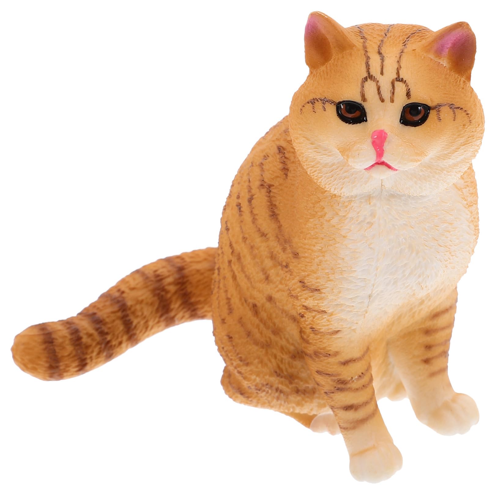 BESPORTBLE 5stücke Katzenstatue Für Garten Niedliche Katzenskulptur Wetterfeste Gartendeko Für Außenbereich Für Rasen Tisch Oder Teich Perfektes Für Gartenliebhaber Und Freunde