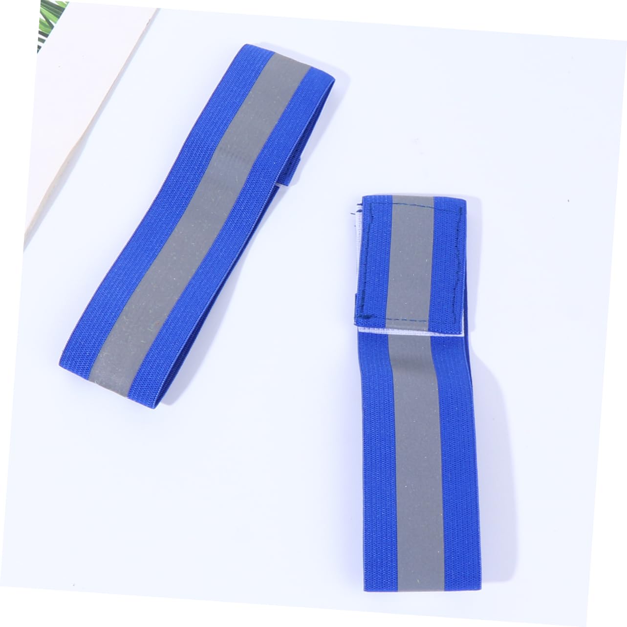 BESPORTBLE 36pièces Brassards Réfléchissants Lumineux Set pour Course Jogging Cyclisme Accessoires De Sécurité Extérieure Bleu