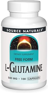 Source Naturals Free FormL-Glutamine 500 mg -100 Capsules