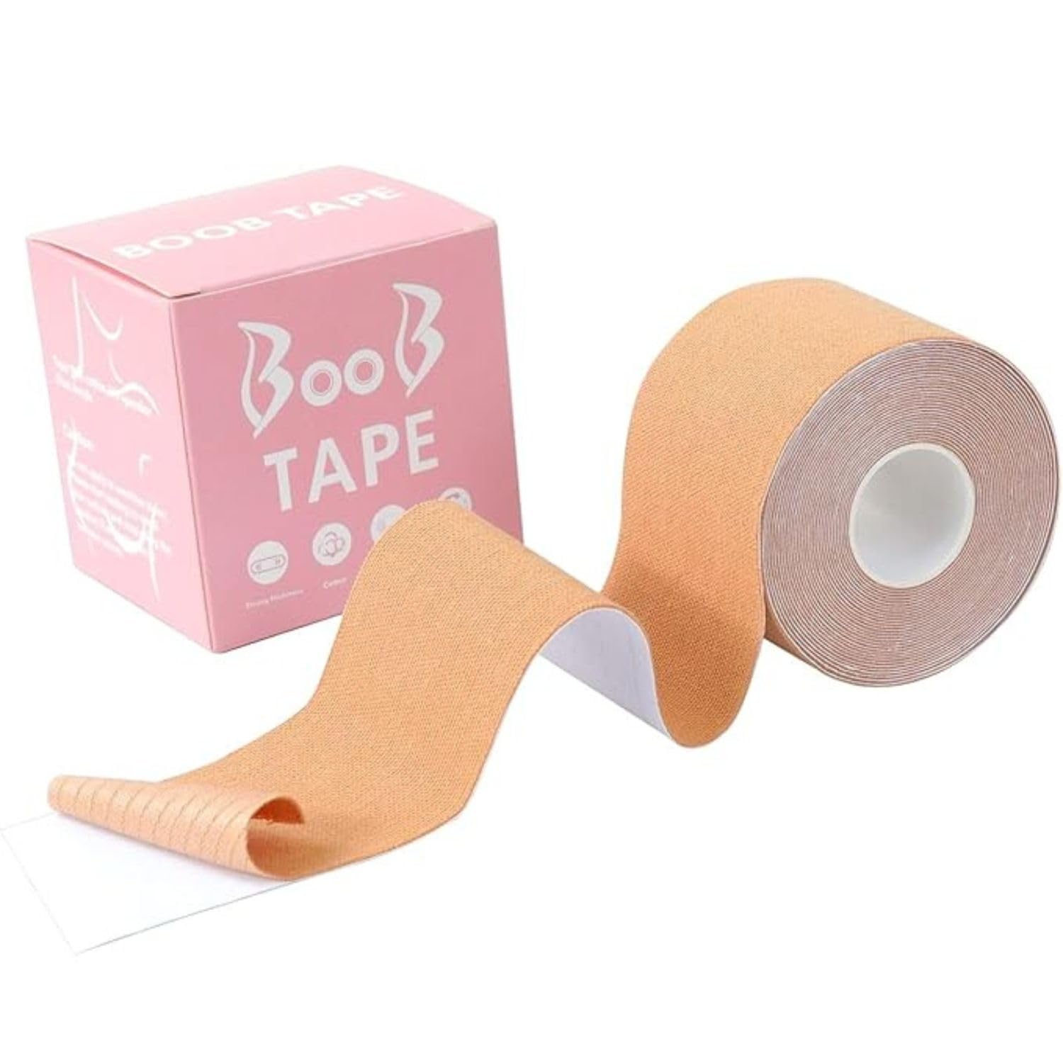 Boob Tape Kit- Boobytape for Breast Lift with Petals, Breathable Adhesive Sticky Bra Tape, Push Up Nipple Tape-image-21