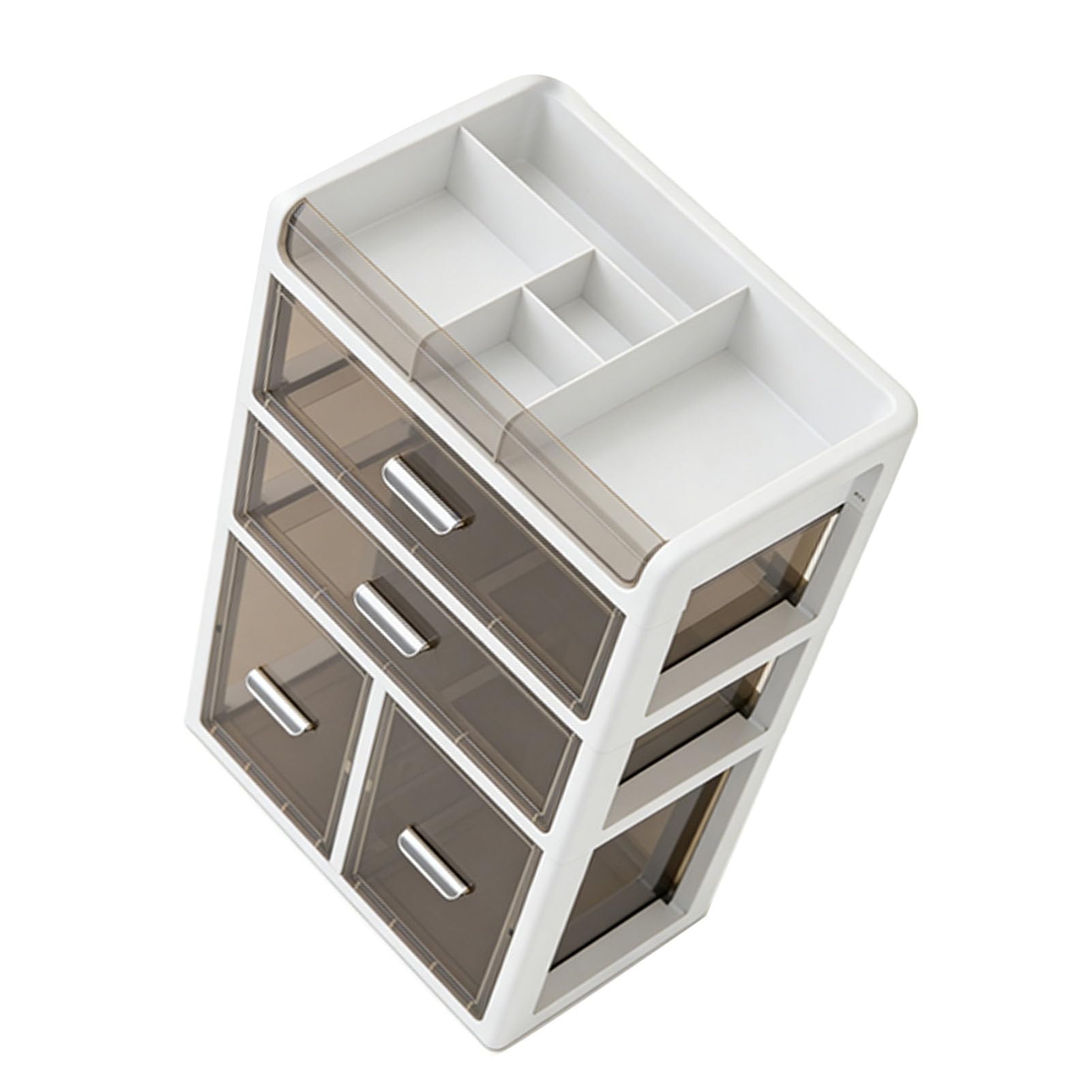 Organizer da Scrivania da Ufficio di Grande capacità con Cassetti Trasparenti Multifunzionale per Area di Lavoro Studio 30 X 20 X 48,5 Cm (#1)