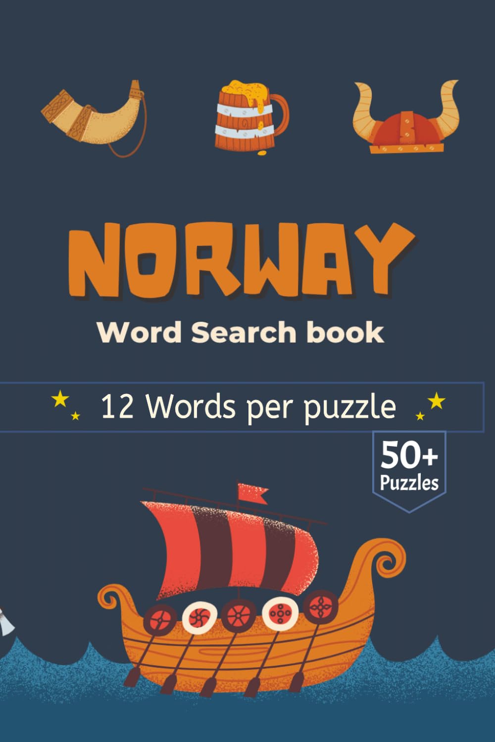 Norway Word Search Book: A Collection of Fjord Landscapes, Nordic Folklore, and Arctic Heritage