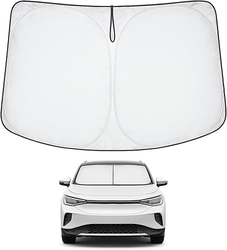 Vista 57 de Proadsy Parasol para parabrisas Sienna Mini Van 2021-2025 2026 de 4 capas plegable frontal protector de parasol bloquea los rayos UV y mantiene