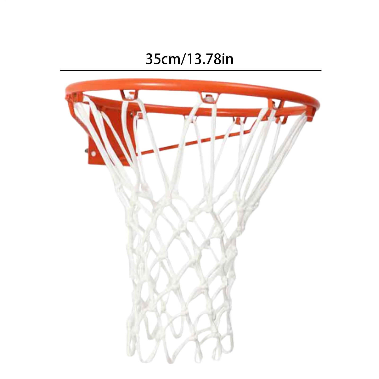 Cerchio Sostitutivo Per Canestro Da Basket | Cerchio Per Canestro Da Basket In Metallo Ispessito Resistente Con Rete Resistente Alle Intemperie | Cerchio In Metallo Rinforzato Resistente Alle Intemper