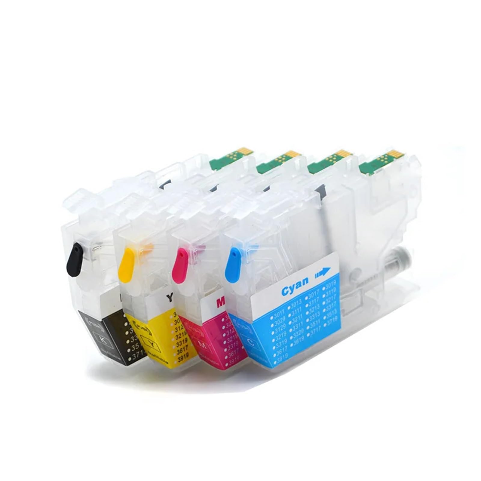 Cartucho LC3217 LC3219 Compatible con Brother MFC-J5330 | Juego de 4 colores, chip incorporado, flujo de tinta estable, colores vivos, fácil instalación