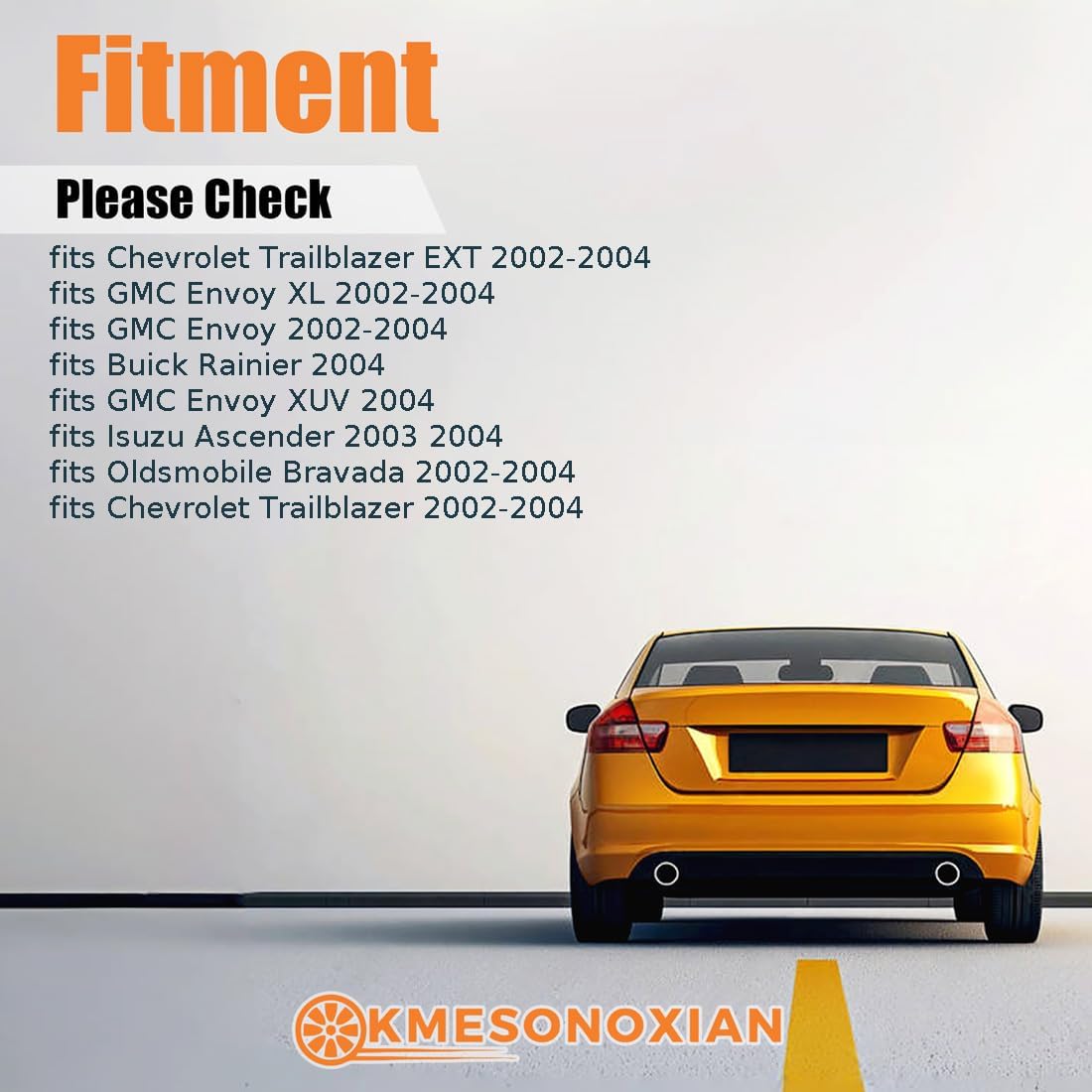 1Piece Front Engine Crankshaft Seal Replacement 8-24577-095-0, 8-89017-621-0 fits Chevrolet Trailblazer EXT 2002 2003 2004 fits GMC Envoy XL 2002 2003 2004 fits Buick Rainier 2004