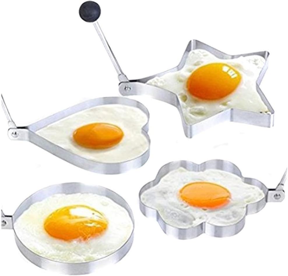 Magnusdeal 4Pcs/Lot Stainless Steel Omelette Mould Device