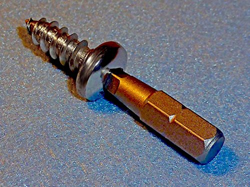 American Car And Truck Security License Plate Screws • Stainless Steel #TOP2