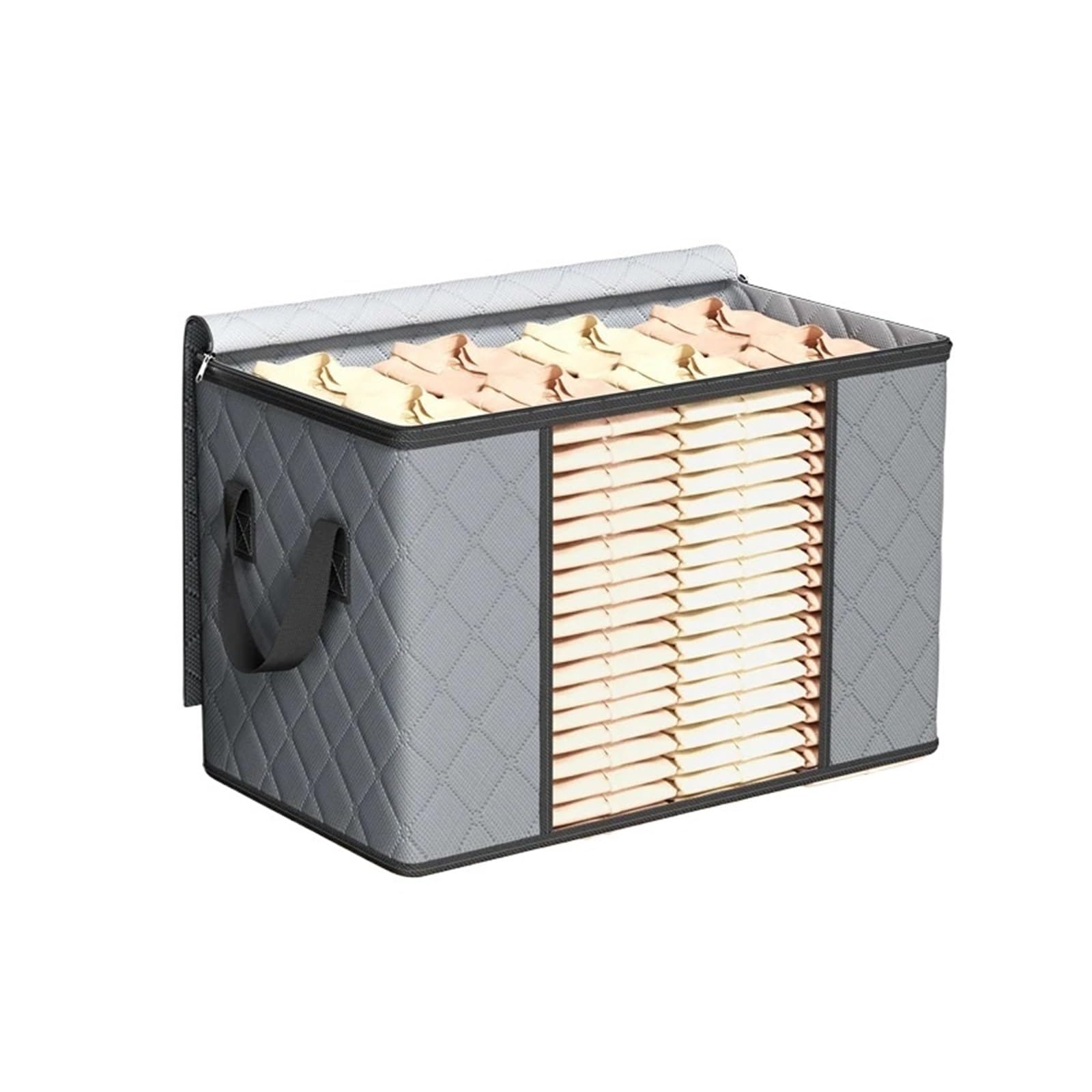 RRYPBOVG Foldable Blanket Storage Bags Foldable Storage Organizers Bedding Storage Duvet Storage Bag Fabric Storage Boxes Duvet Bag