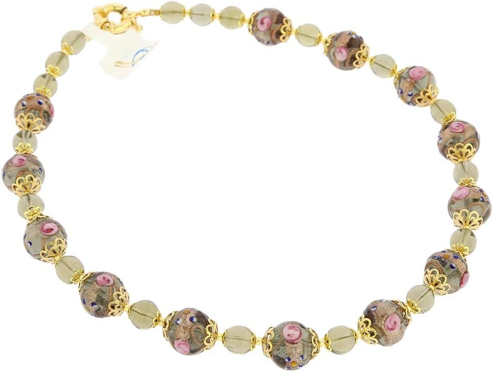 Glass Of Venice Murano Glass Necklace Venezia - Cloudy Sky