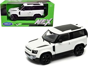 Welly 2020 Land Rover Defender Cream White NEX Models 1/26 Diecast Model Car
