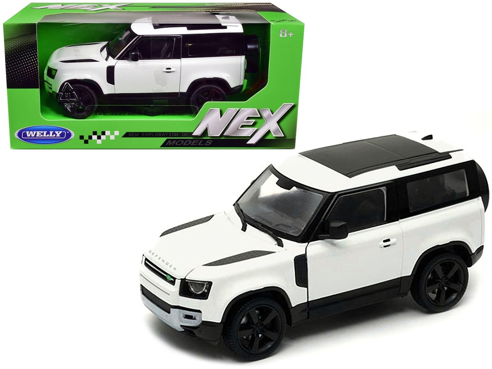 2020 Land Rover Defender Cream White NEX Models 1/26 Diecast Model Car