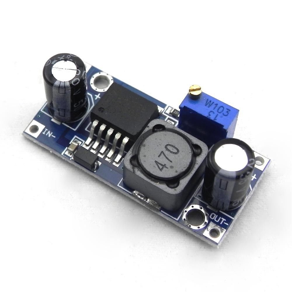 Easy Electronics - LM2596 DC-DC Step Down Adjustable Converter - Buck Voltage