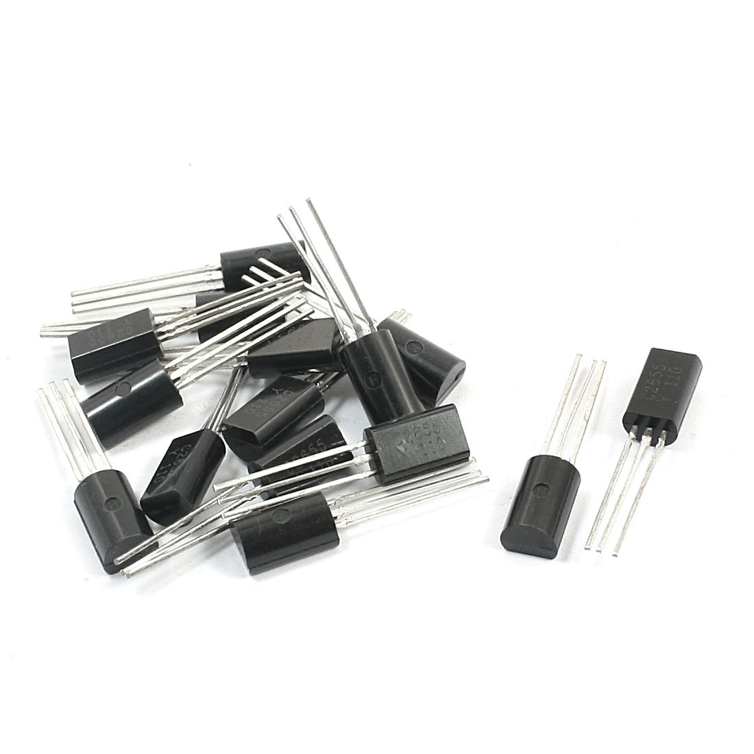 Aexit 15Pcs 2SC2655 Transistors NPN PCB Surface Mount General Purpose Transistor MOSFET Transistors 50V 2A