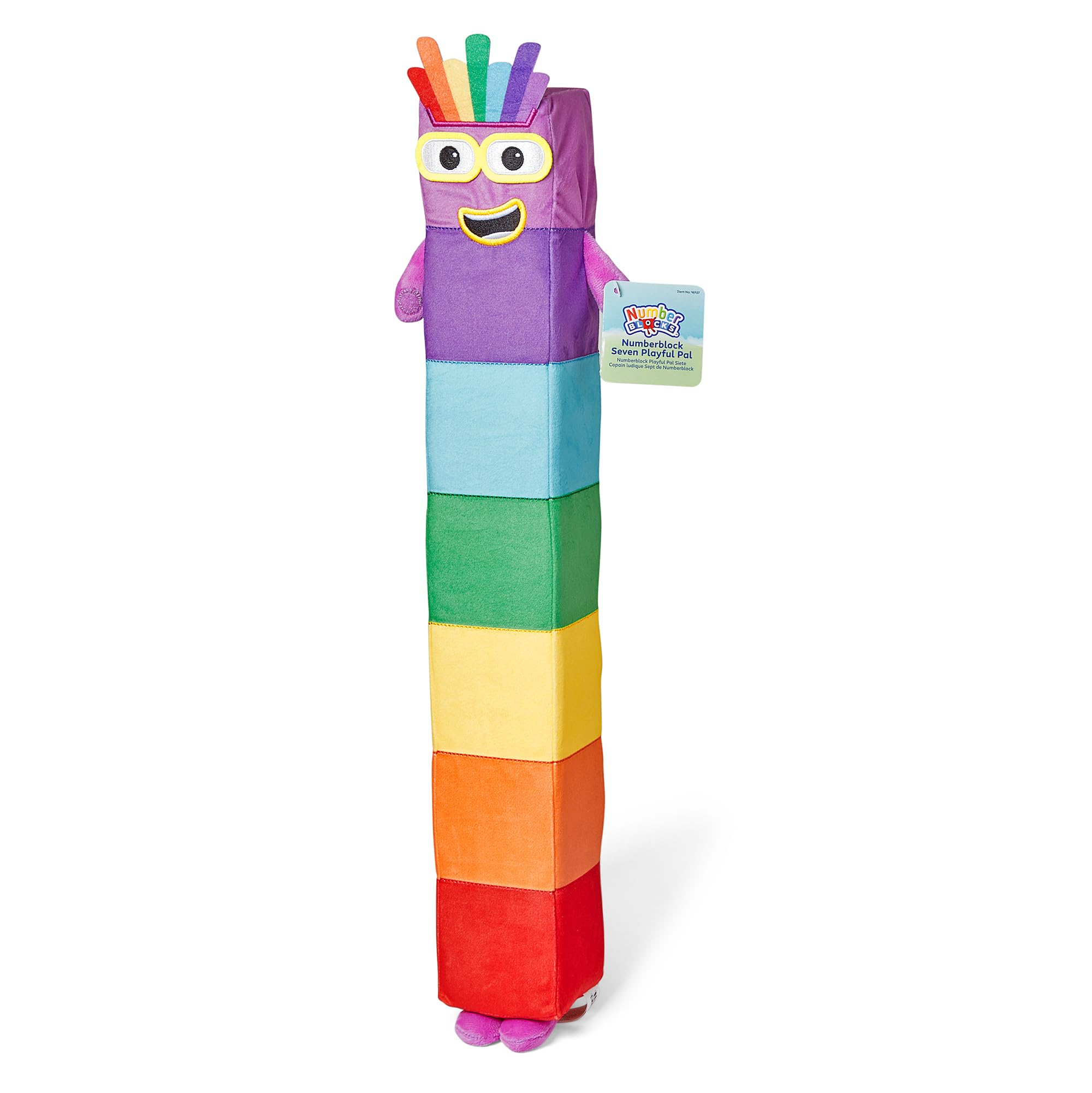 Learning Resources Numberblocks Pluszak Siódemka – Przytulanka Liczbowa, Maluchy 18+ Mies.