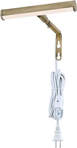 Westinghouse 7500700 - Luz LED ajustable de 2 W, acabado de latón antiguo, 3000 K, color blanco