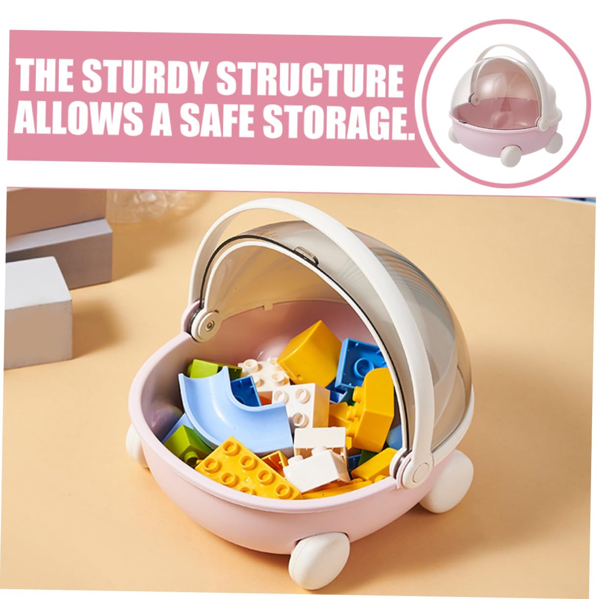 Sosoport Organizer da Scrivania per Forcine per Capelli Scatola Portaoggetti per Gioielli e Cavi Dati Design Compatto e Capiente per Mantenere Ordine