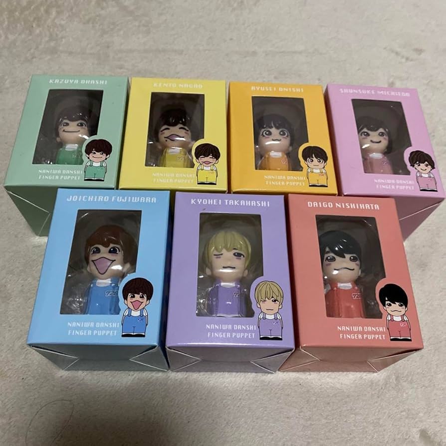 Amazon.co.jp: なにわ男子＋Alpha指人形7人コンプ : おもちゃ