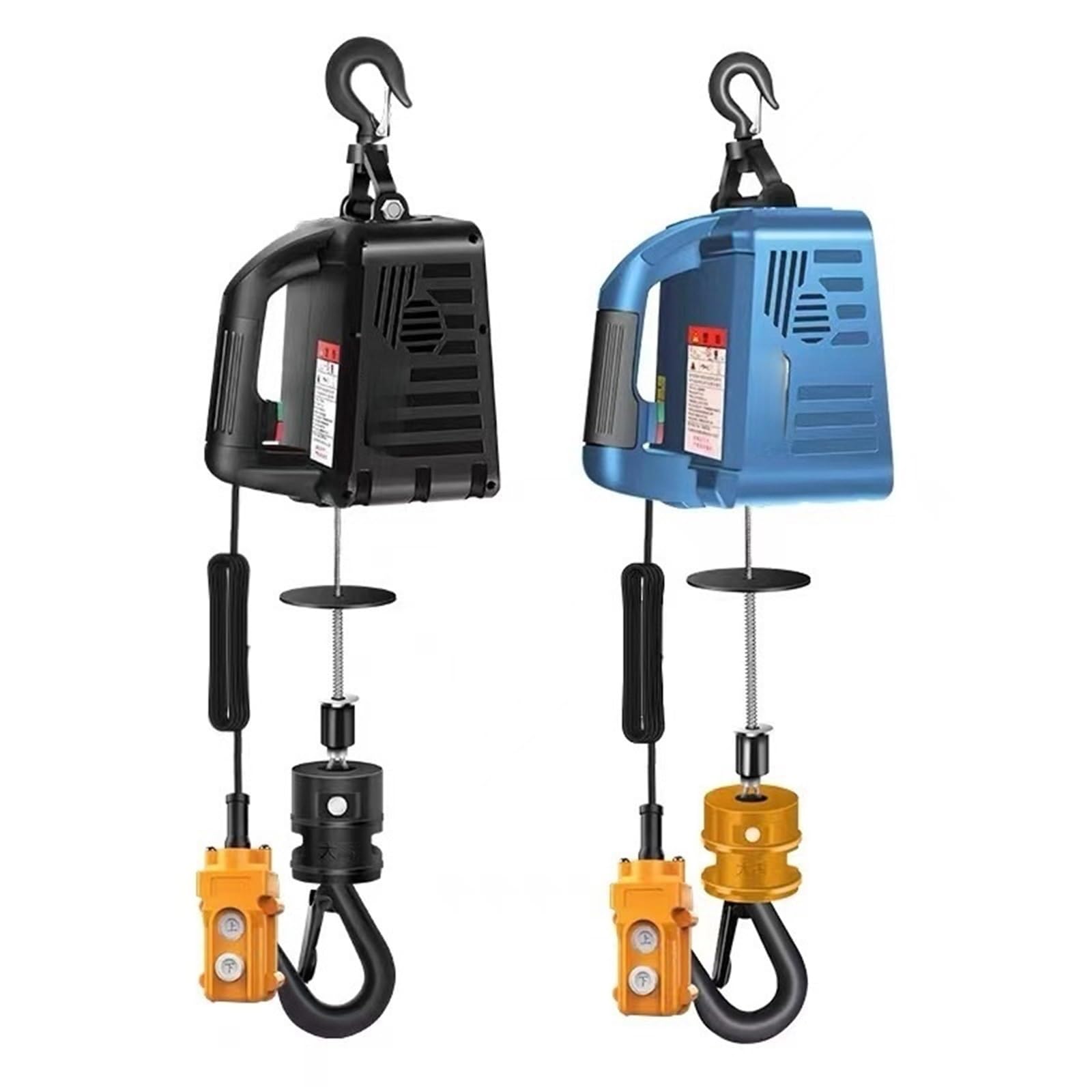 Elektro-Seilzug 220V/110V 500KG Last Tragbare Elektrische Winde Traktion Hoist Kleine Kran Hause Dekoration Hebe Werkzeug(REMOTE CONTROL 500KG 22OV)