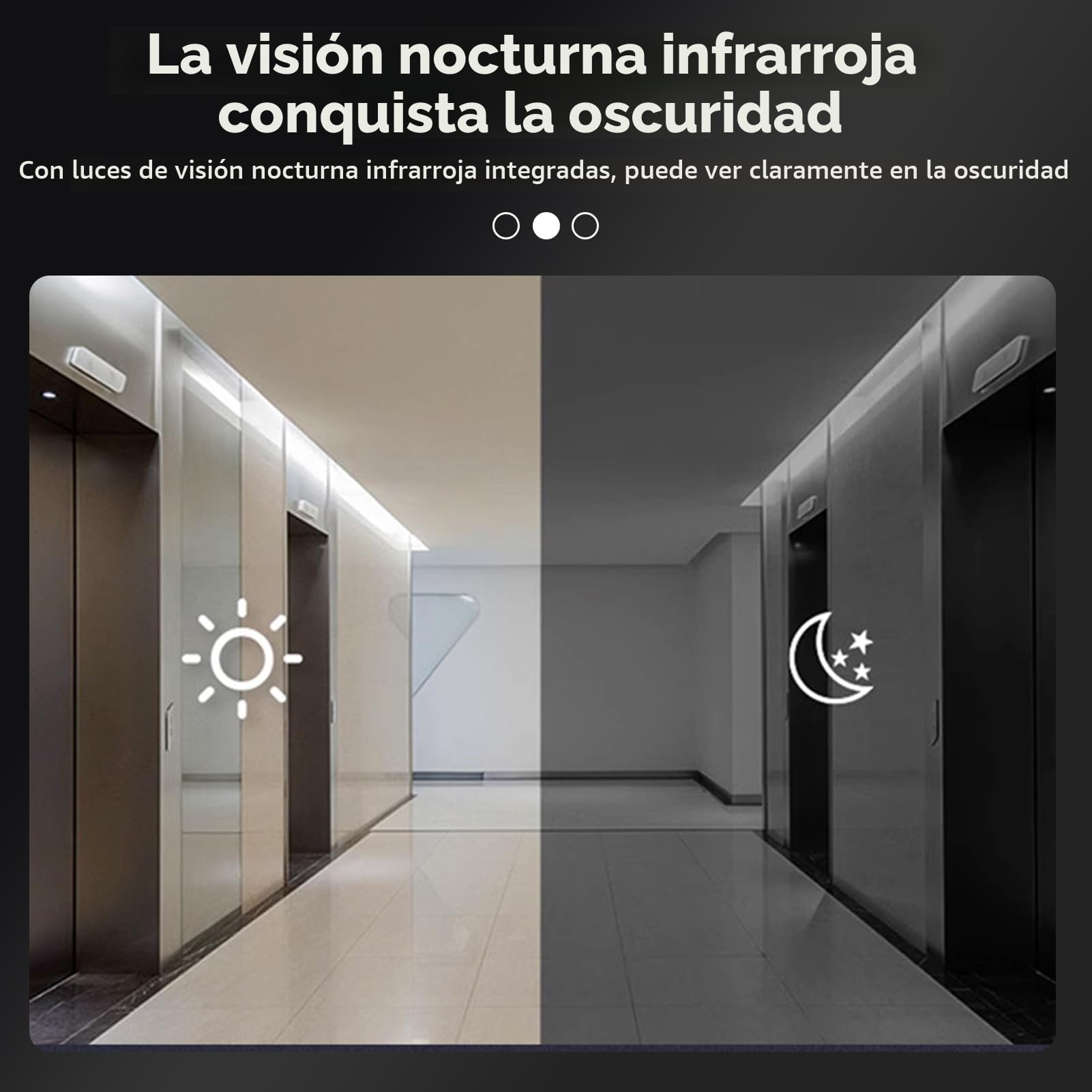 Mirilla inteligente de 2,4 pulgadas con cámara y timbre, gran angular de 120°, visión nocturna por infrarrojos, imagen HD de 0,3 MP, grabación automática, 32 GB de memoria, para puertas de 35
