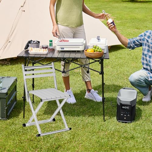 Tabouret pliable en métal portable pour camping et randonnée - 6
