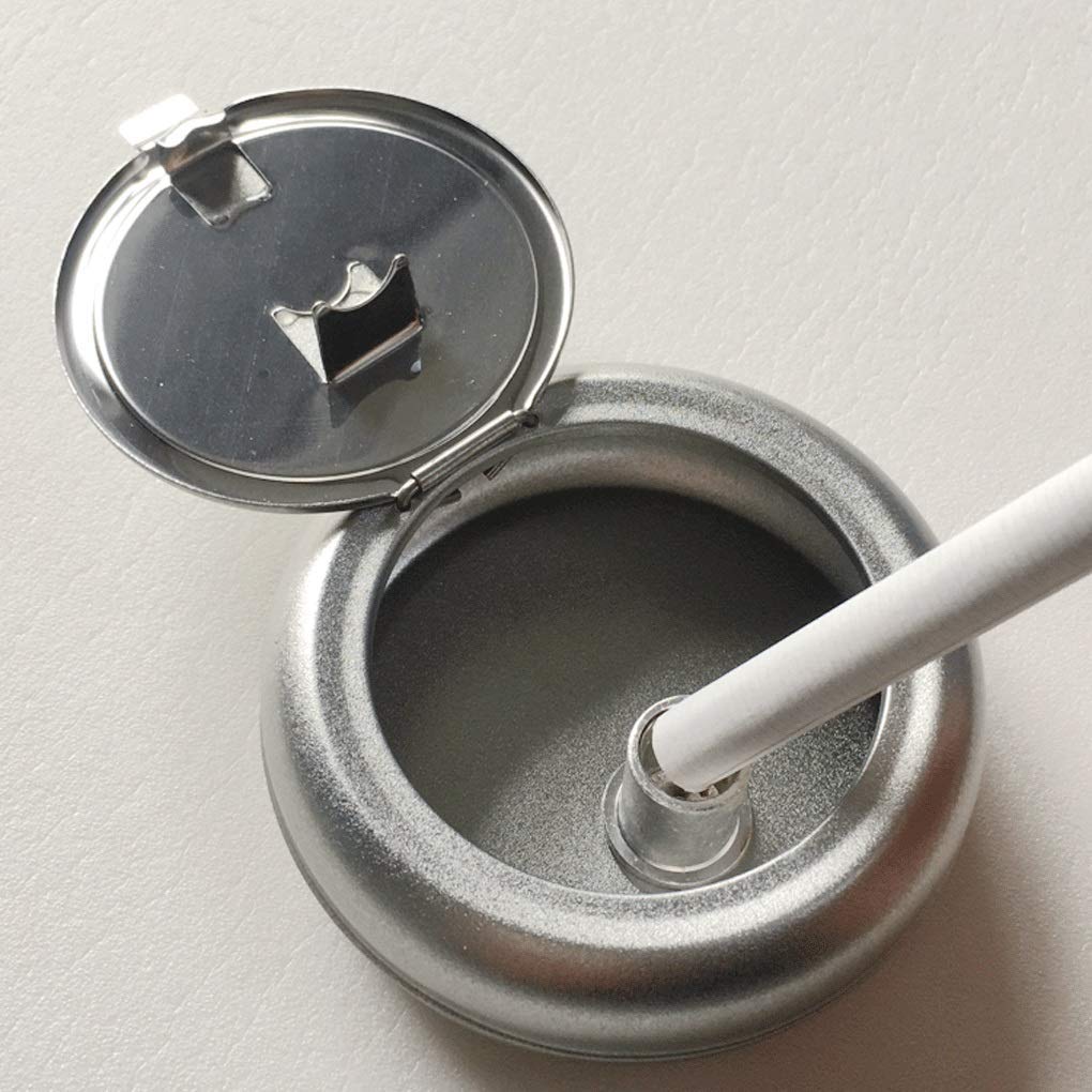 Amazon.co.jp: Zxyan 灰皿 アッシュトレイ 大容量 おしゃれ 蓋ポケット