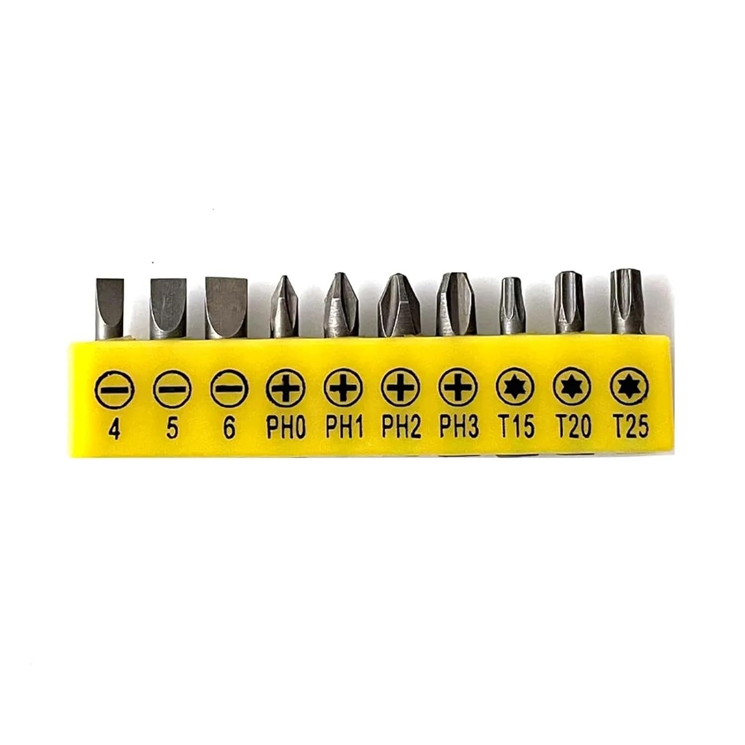 L-Shape Socket Wrench Metal Tool Yellow Tape Screwdriver Bit Tool Set 1Pcs(Black) HJDIPCKYVG