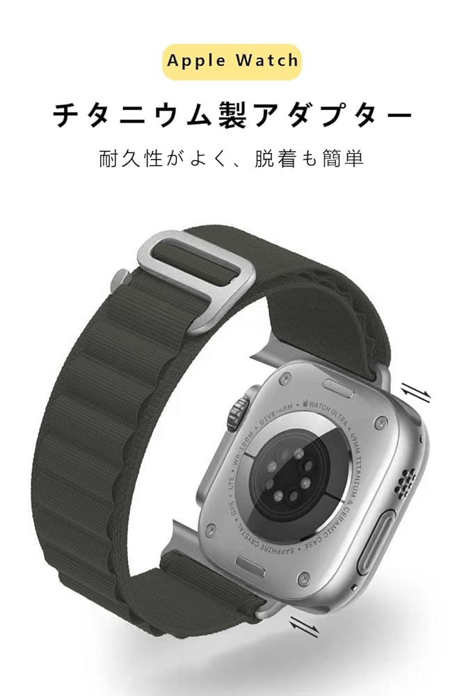 Amazon.co.jp: コンパチブル for apple watch バンド ultra